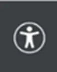 Icon: In einem schwarzen Rechteck ist ein weißer Kreis. In dem Kreis ist eine weiße Figur mit ausgebreiteten Armen. 